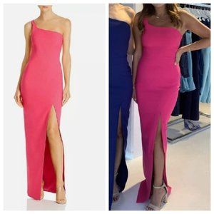 Likely One Shoulder Pink Dress